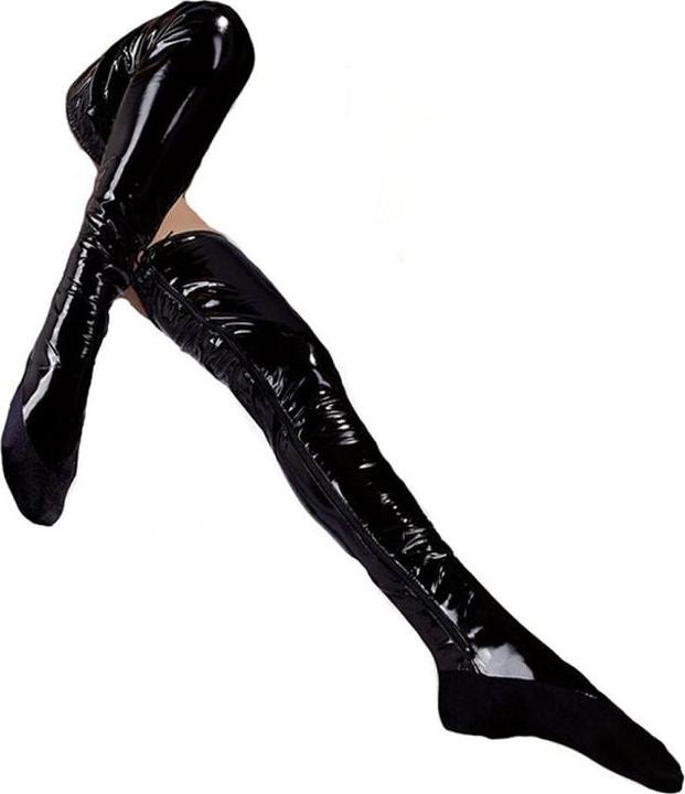 Produktbild Black Level Lack-Bettstiefel (S, M)