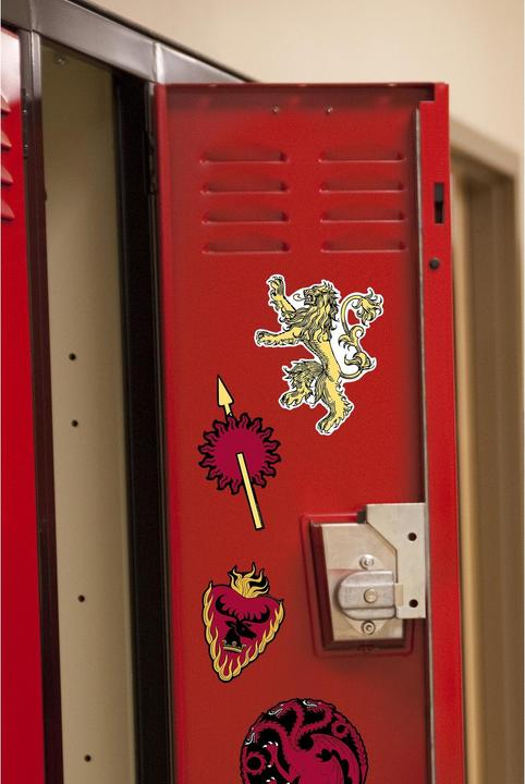 Actual product image Game of Thrones Deluxe House Crests Stickers (Pack of 50)