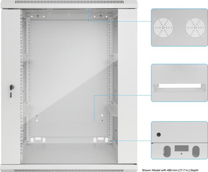 Actual product image Intellinet 19" wall distributor (10.86 RU, 19 inch rack)