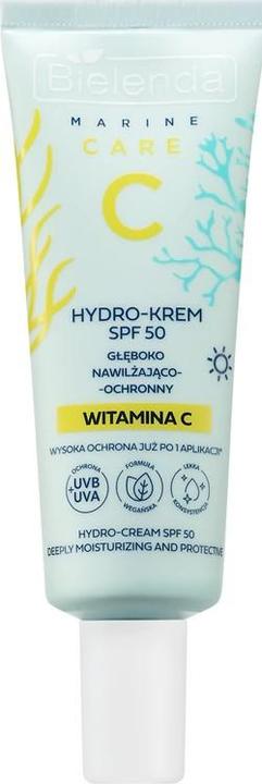 Bielenda C Marine Care Face Cream Serum Toner Wash Foam or Eye Cream (SPF 50, 40 ml)