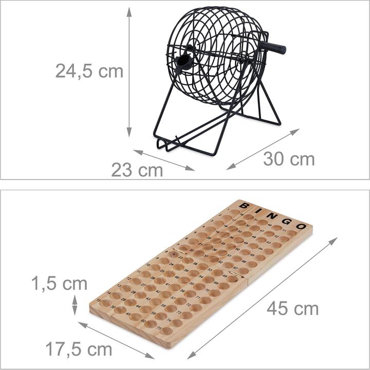 Image du produit Relaxdays Jeu de bingo