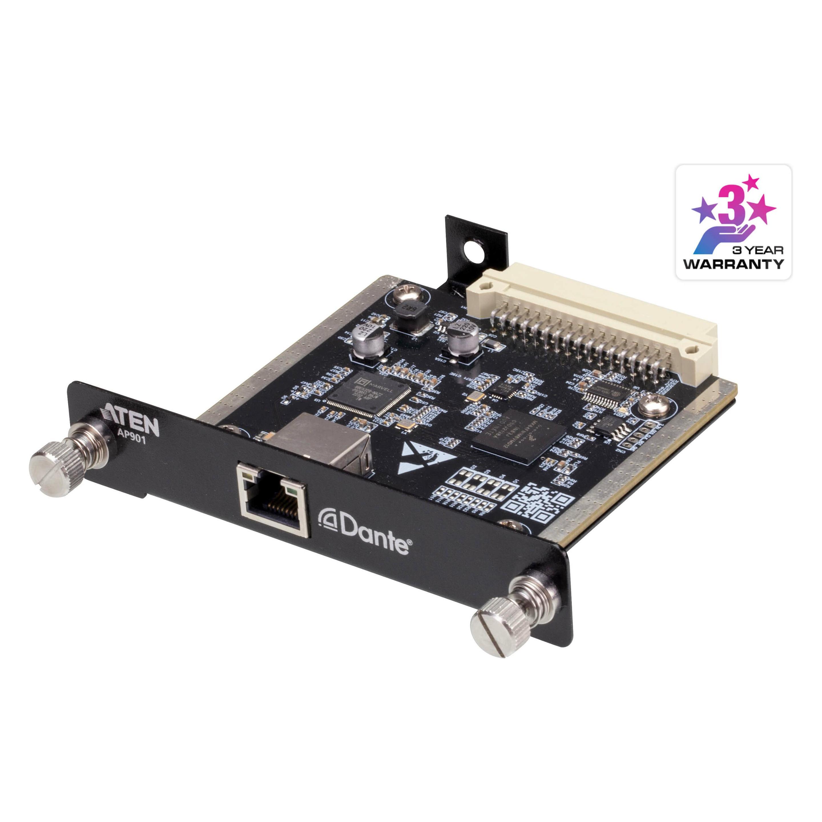 Aten 2-CH AP901 Scheda Di Espansione Dante Per La Serie Ap, Cavi Switch Kvm