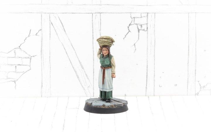 Produktbild Tabletop-Art Townsfolk Miniatures - Maid With Basket (Kunststoff)