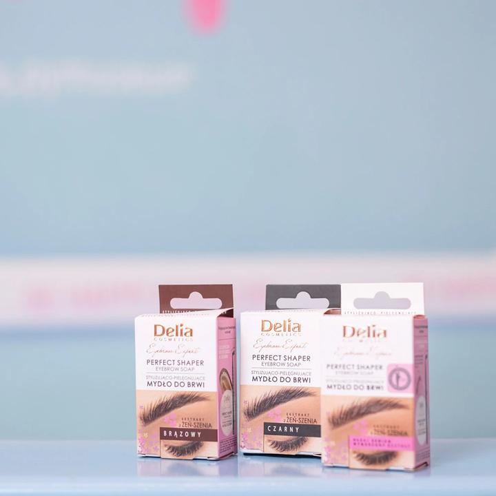 Produktbild Delia Cosmetics Delia Eyebrow Expert Perfect Shaper Styling & Nurturing Eyebrow Soap Black 10Ml (Schwarz)