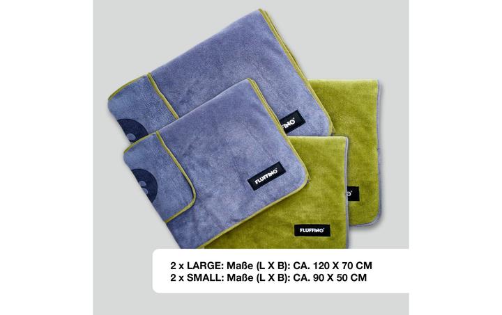 Image du produit Fluffino Set de serviettes pour chiens 4 pcs. (Chien)