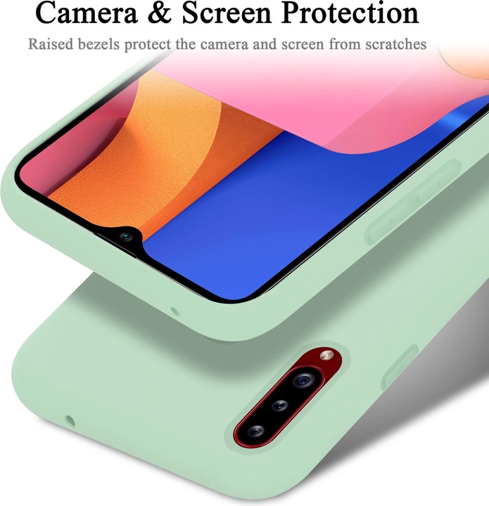 Immagine prodotto Cadorabo Copertura della cassa del silicone liquido TPU (Samsung Galaxy A20s)
