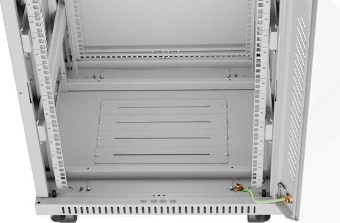 Produktbild Lanberg rack cabinet 15U 600x600 glass (10.86 HE, 19 Zoll Rack)