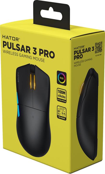 Actual product image Hator Pulsar 3 PRO Wireless (Cable)