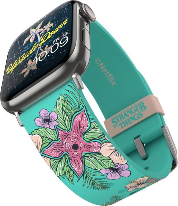Image du produit Moby Fox Stranger Things - Apple Watch Armband 38/40/41/42/44/45/49 mm (Demogorgon Paradise) (Silicone)
