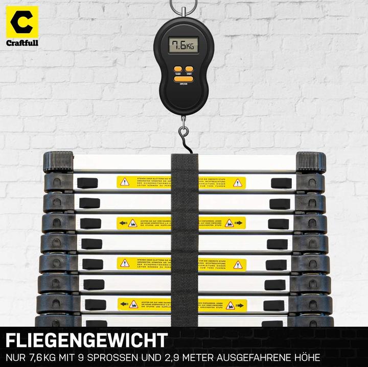 Immagine prodotto Craftfull CF-101B (Scala telescopica, Scala singola)