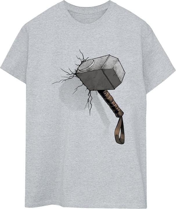 Produktbild Marvel Thor Hammer Crack TShirt (XL)