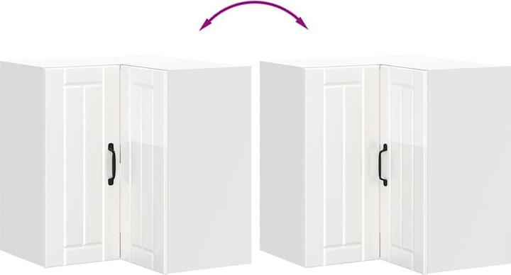 Image du produit vidaXL Küchen-Eckhängeschrank (57 x 57 x 60 cm)