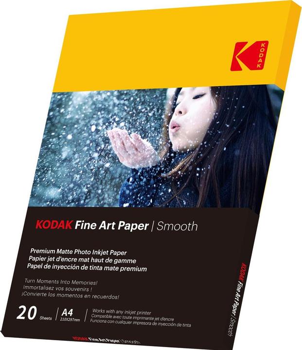 Image du produit Kodak Fine Art Paper 230g Matte Coated Smooth A4x20 (230 g/m², 21 x 29,7 cm, 20 x)