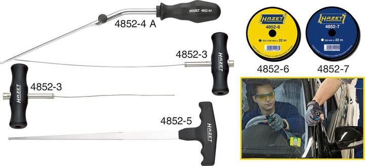 Produktbild HAZET Ausglaswerkzeug Satz 4852/6 ∙ Anzahl Werkzeuge: 6