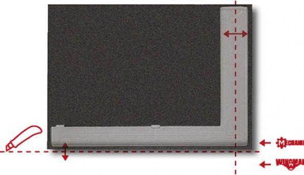 Actual product image Gedore Red red R22350004 Tool set measuring tools + cutting 1/1 CT module