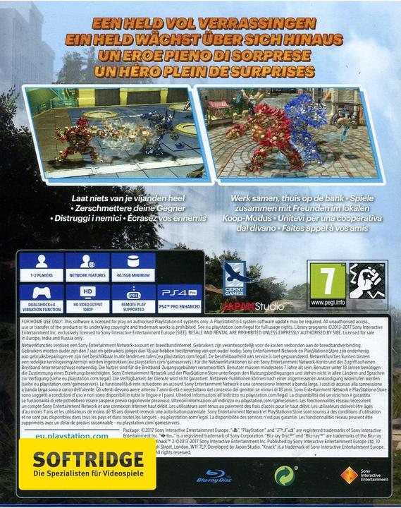Produktbild Sony Knack 2 + That's You (PS4, Multilingual)