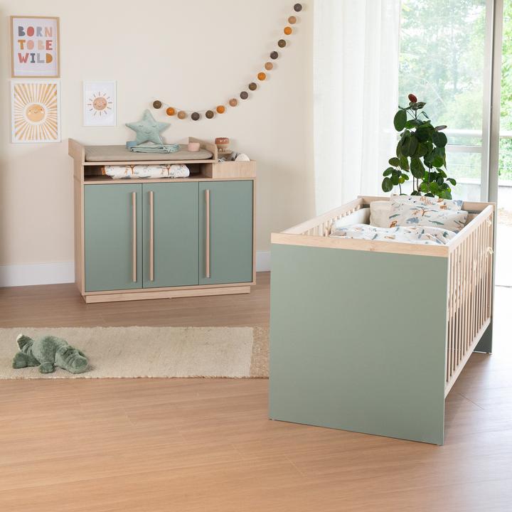 Produktbild Roba Kinderzimmerset Selva (Babybett, Wickelkommode)