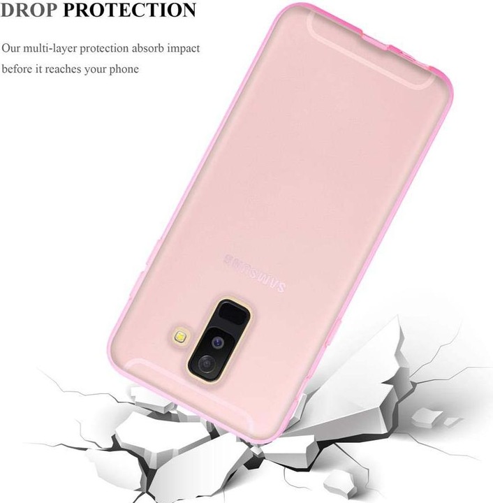 Actual product image Cadorabo TPU Ultra Slim AIR Cover (Samsung Galaxy A6+)