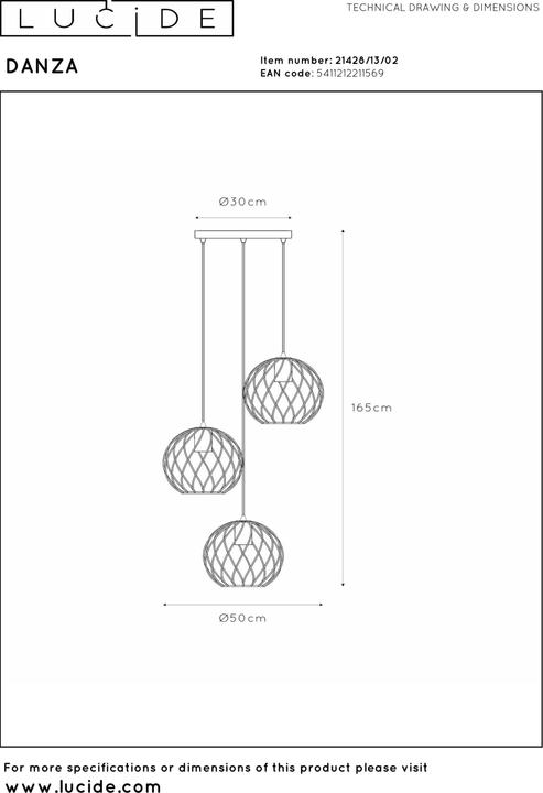 Produktbild Lucide Danza (E27)