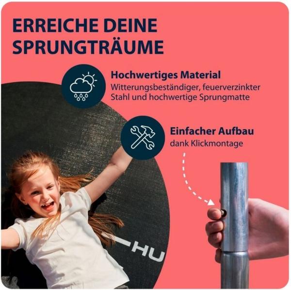 Actual product image Hudora Fantastic Trampoline 250V (250 cm)