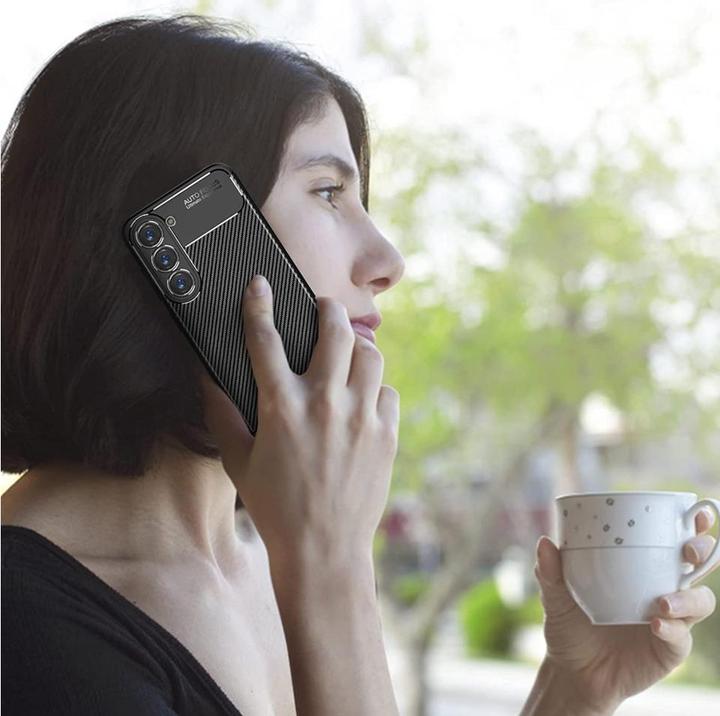 Immagine prodotto Screenguard Custodia TPU Carbon Design (Samsung Galaxy S23+)