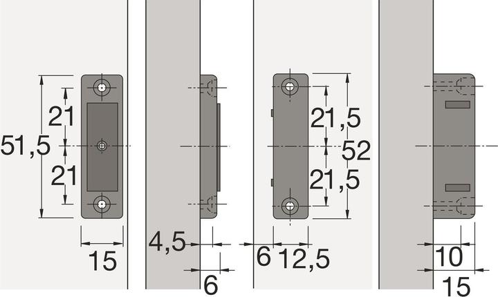 Actual product image Hettich Magnetschnäpper