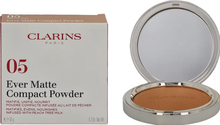 Actual product image Clarins Ever Matte Compact Powder 05 (Brown)
