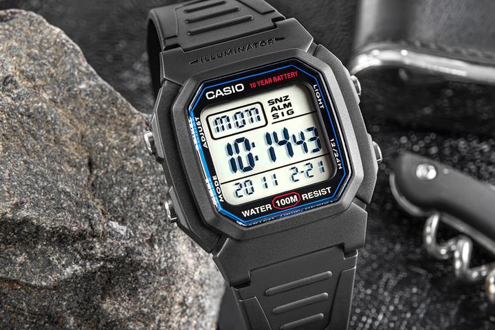 Actual product image Casio W-800h-1aves (Digital watch, 44 mm)