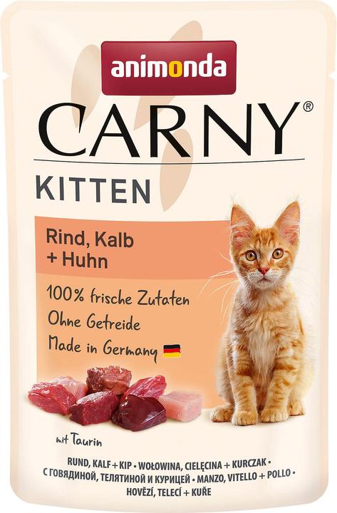 Produktbild animonda Carny Kitten Rind, Kalb & Huhn (Junior, 1 Stk., 85 g)