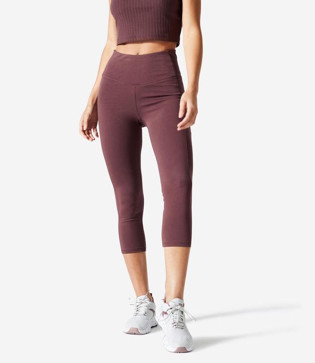 Produktbild Domyos Caprihose Damen figurformend Baumwolle (W26/L30)