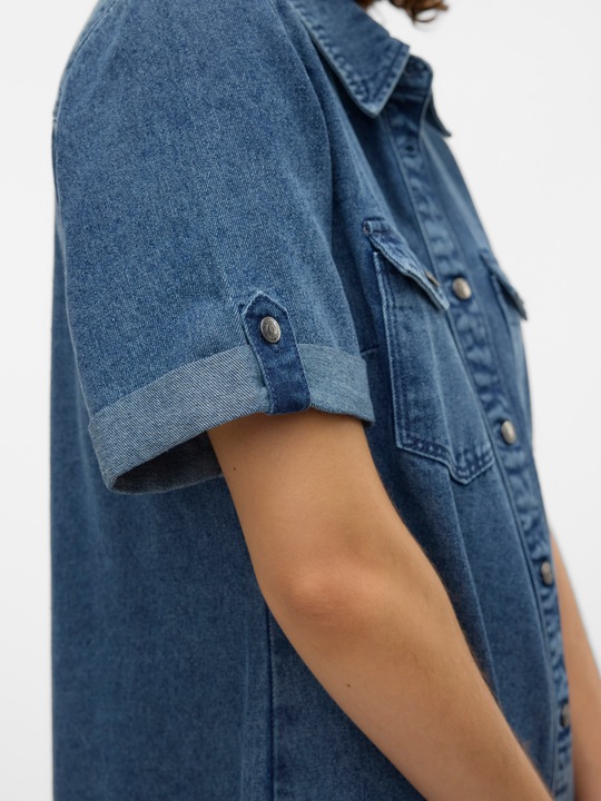 Produktbild Vero Moda VMJENNIE Kurzes Kleid Jeanskleid (XL)