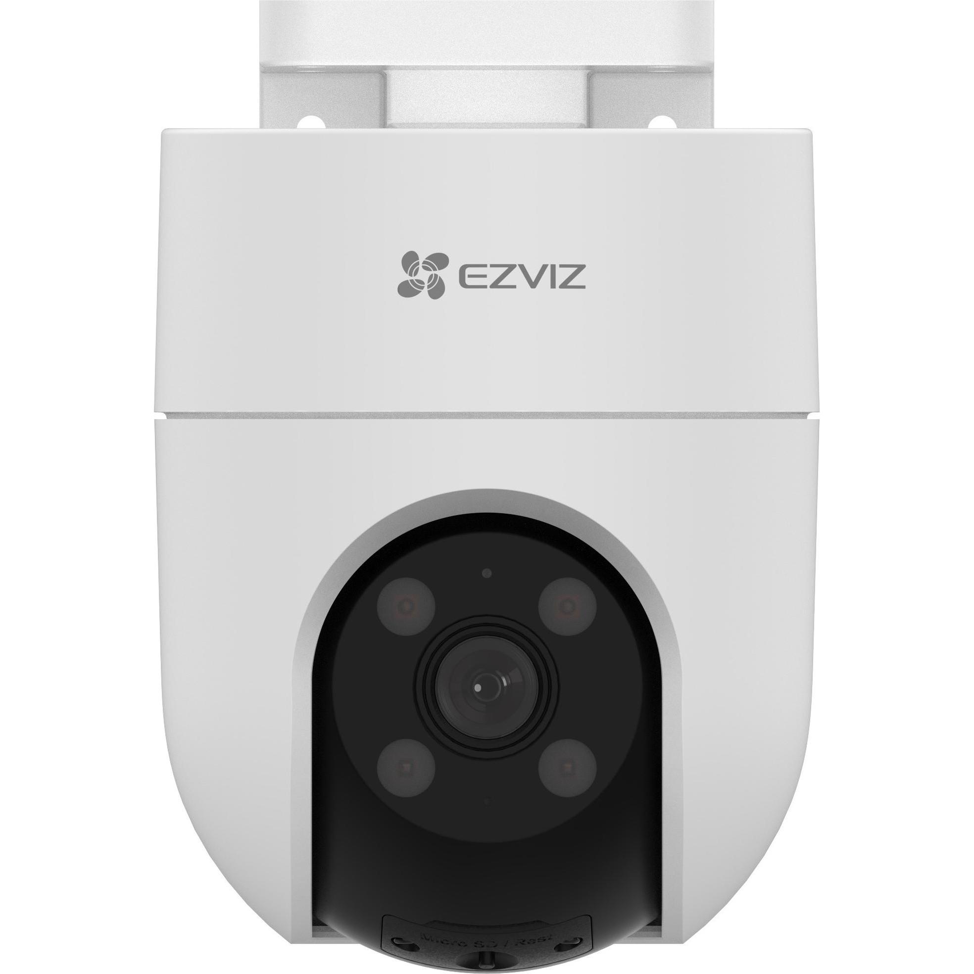 EZVIZ Drahtlose Wi-Fi-Kamera H8C, 1080p, DOME PT, F4 mm, gesteuert, IP65 (1920 x 1080 Pixels), Netzwerkkamera, Weiss