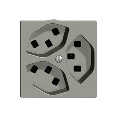 Immagine prodotto Feller Presa 3xT23 16A grigio scuro