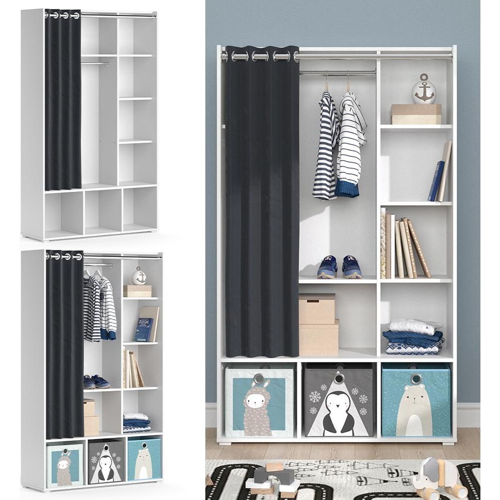 Thumbnail - Vicco, Kinderkleiderschrank, Luigi (105.80 cm)