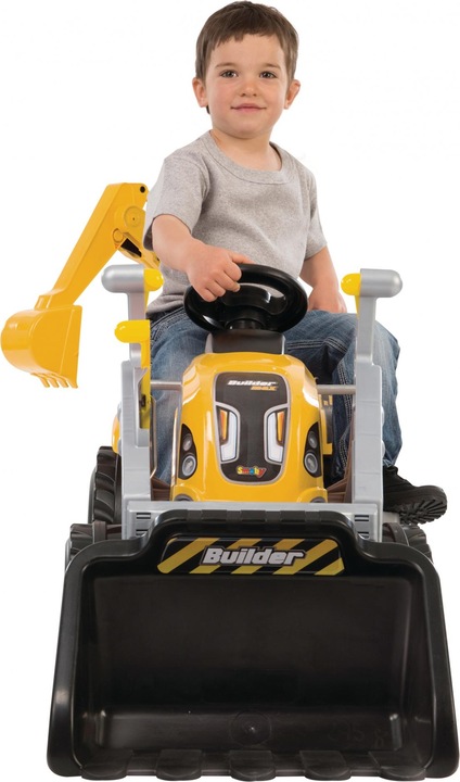 Immagine prodotto Smoby Trattore a pedali Max Builder con rimorchio