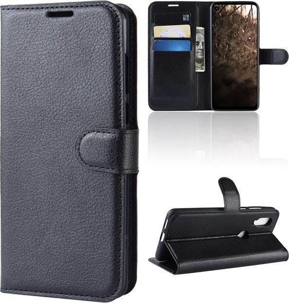 Produktbild MU Classic Litchi Leder Bookcover Series (Motorola One Vision)