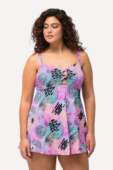 Produktbild Ulla Popken Badekleid, Keyhole, Softcups, Träger verstellbar (46)