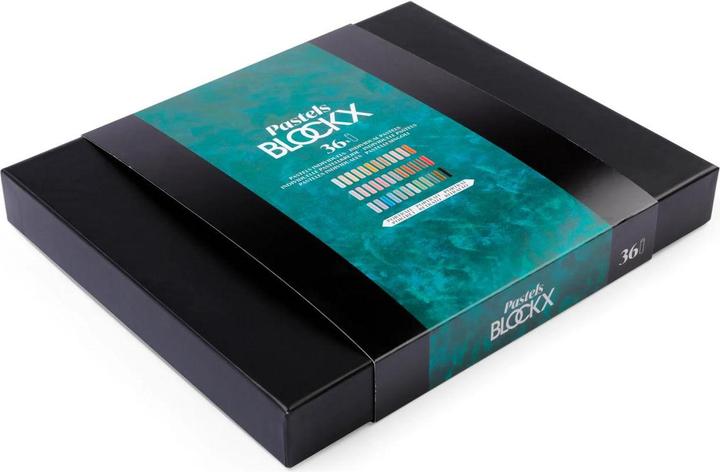 Actual product image BlockX Coffret bois 72 Pastels - Paysage - Jaune brillant foncé (36 x)