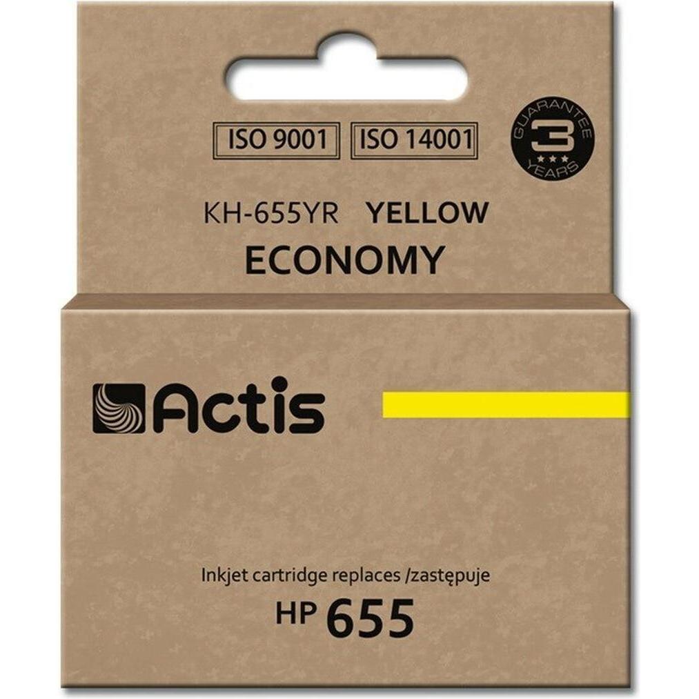 Factis, Cartucce, cartuccia d'inchiostro giallo per HP 655 CZ112AE sostituzione - Compatibile - Cartuccia d'inchiostro (Y)