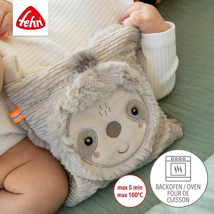 Produktbild Fehn Kirschkernkissen Faultier Grau/Beige, Plüschtierart