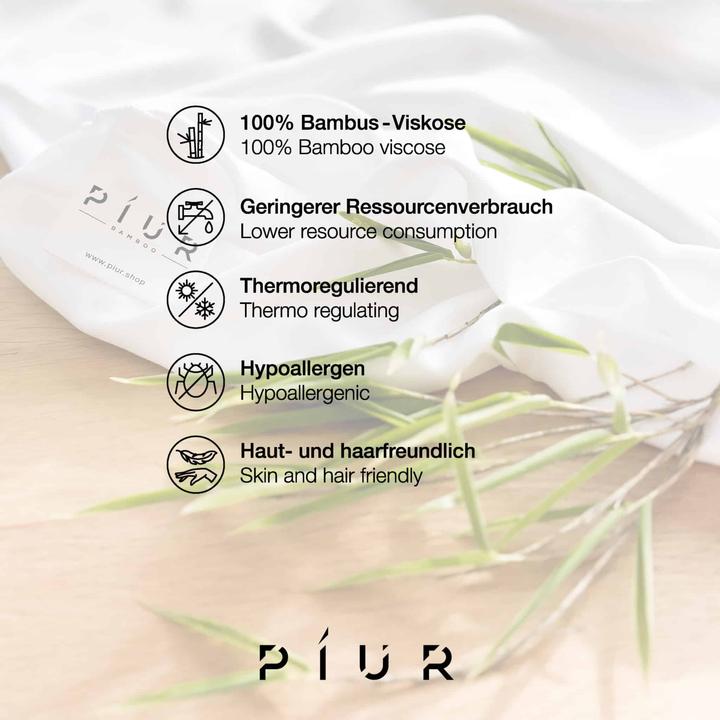 Actual product image Mara Vital Premium Pillowcase made from 100% Bamboo Viscose (Duvet cover, 65 x 65 cm)