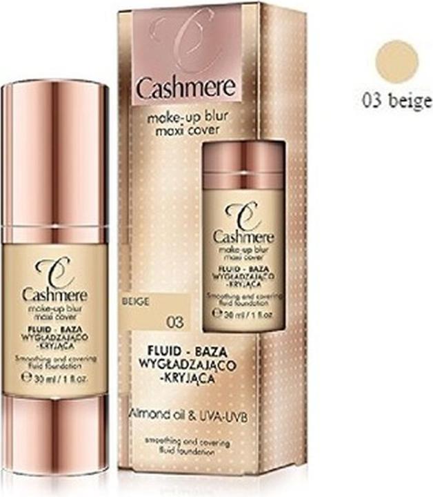 Image du produit Cashmere Make-Up Blur Maxi Cover Fluid - Base lissante et couvrante 03 Beige 30ml (03 Beige)