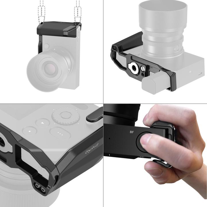 Image du produit SmallRig L-förmige Montageplatte mit Griff für Sigma BF Schwarz (Cage, Poignée)
