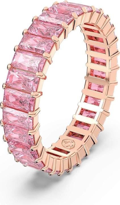 Produktbild Swarovski Matrix Ring Baguette Schliff Rosa Roségold (55)