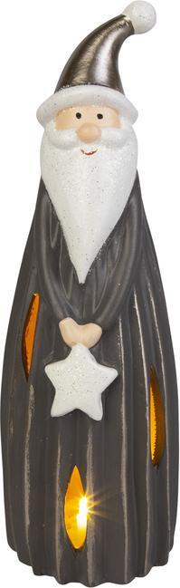 MICA Living LED Santa mit weissem Stern - ca. 8 x 7,5 x 24 cm