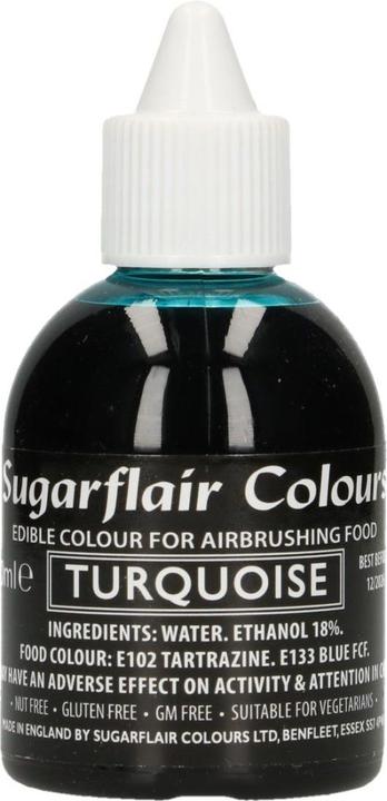 Image du produit Sugarflair Colorant pour aérographe - Turquoise (60 ml)