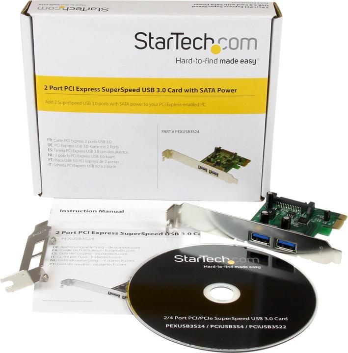 Produktbild StarTech USB 3.0 PCI Express Card SATA Power