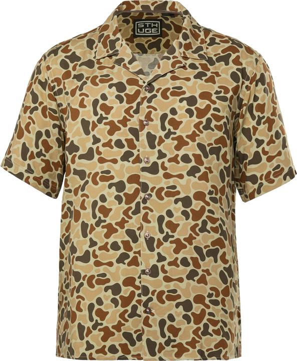 Produktbild Sthuge Hemd, Halbarm, Kuba-Kragen, Leo-Camouflage, kastiger Fit (4XL)