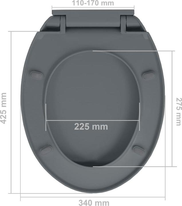 Produktbild vidaXL Toilettensitz