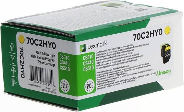 Image du produit Lexmark 70c2hy0 (Y)